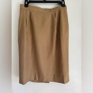 Vintage Classic Tan Skirt